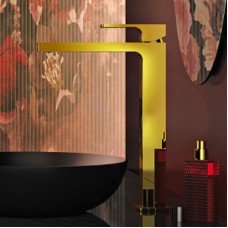 Смеситель для раковины Remer Absolute AU11LDO Золото