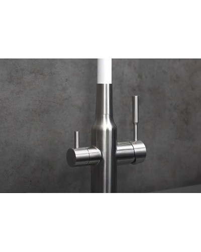 Смеситель для кухни Lemark Expert LM5083S-White Хром Белый