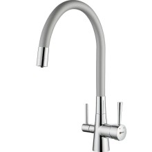 Смеситель для кухни Lemark Comfort LM3075C-Silver Хром Серебро