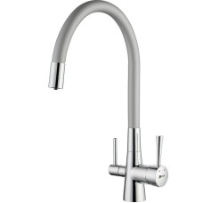 Смеситель для кухни Lemark Comfort LM3075C-Silver Хром Серебро