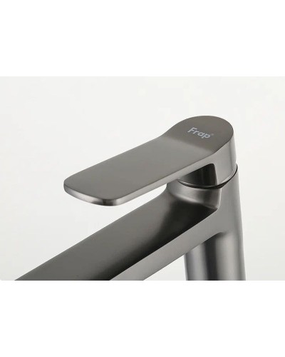 Смеситель для раковины Frap H62-9 F1062-29 Оружейная сталь