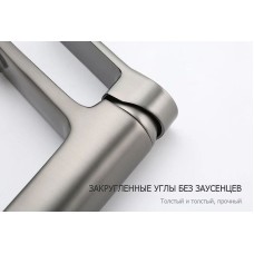 Смеситель для раковины Frap H62-9 F1062-29 Оружейная сталь