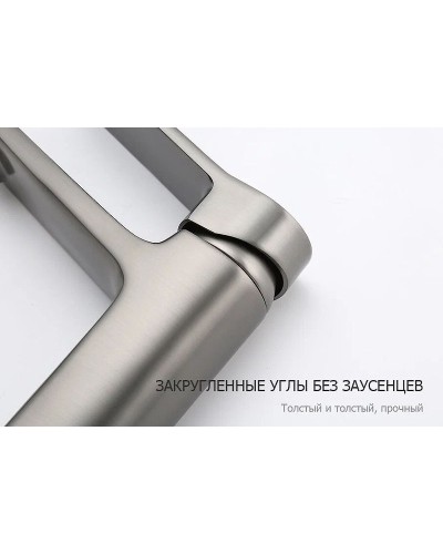 Смеситель для раковины Frap H62-9 F1062-29 Оружейная сталь