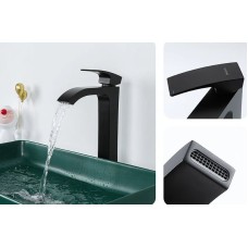 Смеситель для раковины Gappo G07-6 G1007-86 Черный матовый