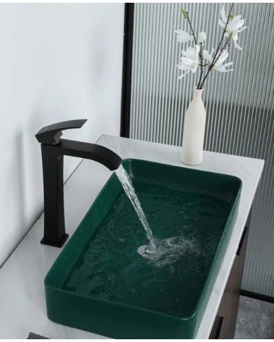 Смеситель для раковины Gappo G07-6 G1007-86 Черный матовый