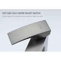 Смеситель для раковины Gappo G07-9 G1007-89 Оружейная сталь