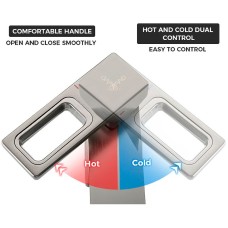 Смеситель для раковины Gappo G17-9 G1017-92 Оружейная сталь