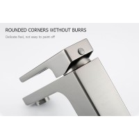 Смеситель для раковины Gappo G17-9 G1017-92 Оружейная сталь