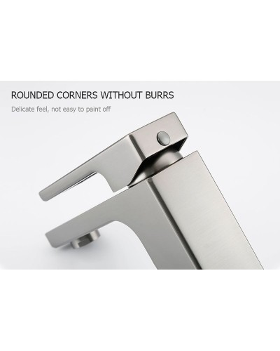 Смеситель для раковины Gappo G17-9 G1017-92 Оружейная сталь