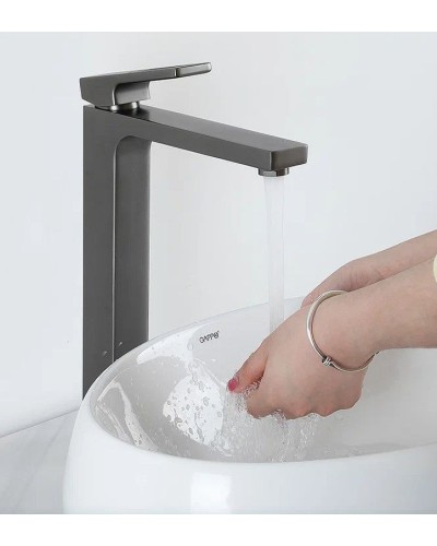 Смеситель для раковины Gappo G17-9 G1017-92 Оружейная сталь