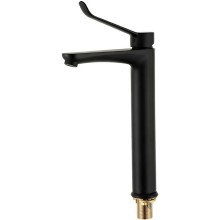 Смеситель для раковины Gappo G21-6 G1021-26 Черный матовый
