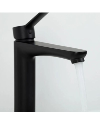 Смеситель для раковины Gappo G21-6 G1021-26 Черный матовый