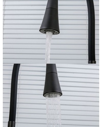 Смеситель для кухни Frap H17-6 F4417-6 Черный матовый