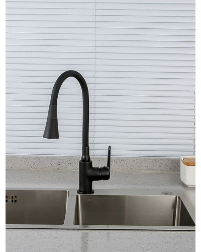 Смеситель для кухни Frap H17-6 F4417-6 Черный матовый