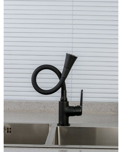 Смеситель для кухни Frap H17-6 F4417-6 Черный матовый