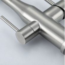 Смеситель для кухни Gappo G4399-65 Сатин Черный