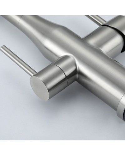 Смеситель для кухни Gappo G4399-65 Сатин Черный