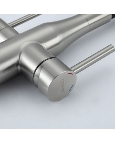 Смеситель для кухни Gappo G4399-65 Сатин Черный