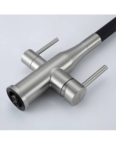 Смеситель для кухни Gappo G4399-65 Сатин Черный