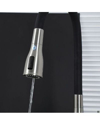 Смеситель для кухни Gappo G4399-65 Сатин Черный