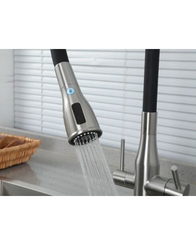 Смеситель для кухни Gappo G4399-65 Сатин Черный