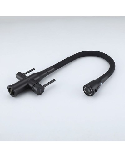 Смеситель для кухни Gappo G4399-66 Черный матовый