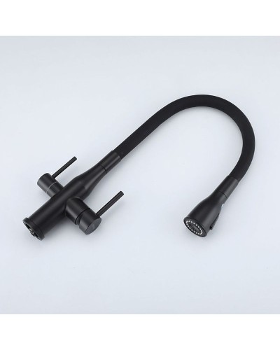 Смеситель для кухни Gappo G4399-66 Черный матовый