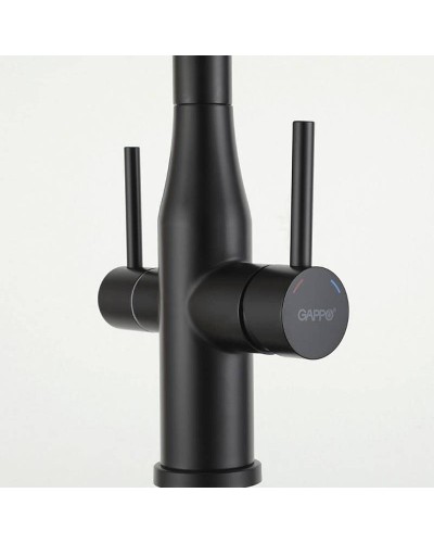 Смеситель для кухни Gappo G4399-66 Черный матовый
