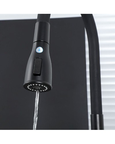 Смеситель для кухни Gappo G4399-66 Черный матовый