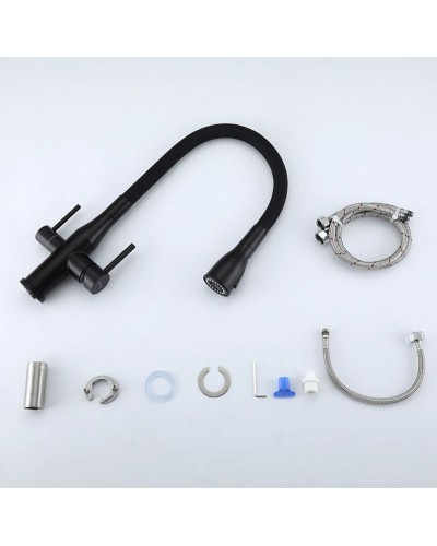 Смеситель для кухни Gappo G4399-66 Черный матовый