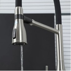 Смеситель для кухни Gappo G4399-75 Сатин Черный