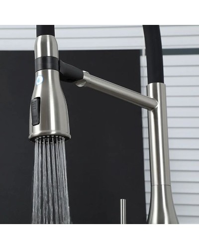 Смеситель для кухни Gappo G4399-75 Сатин Черный