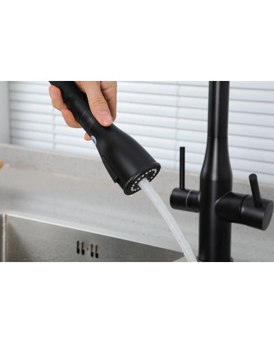 Смеситель для кухни Gappo G4399-76 Черный матовый