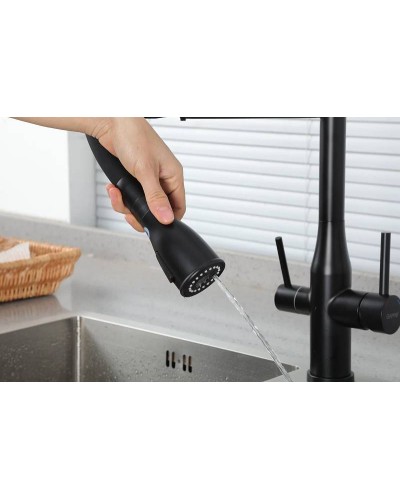 Смеситель для кухни Gappo G4399-76 Черный матовый