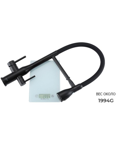 Смеситель для кухни Gappo G4399-76 Черный матовый