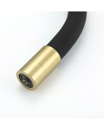 Смеситель для кухни Gappo G4398-33 Золотой сатин Черный