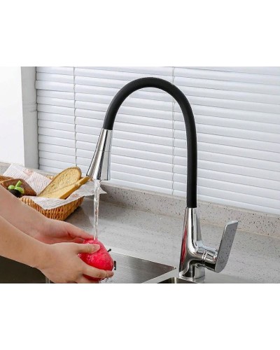 Смеситель для кухни Frap H71 F4471 Хром Черный