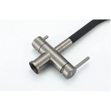 Смеситель для кухни Gappo G4398-39 Оружейная сталь Черный