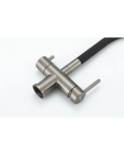 Смеситель для кухни Gappo G4398-39 Оружейная сталь Черный