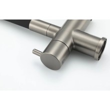 Смеситель для кухни Gappo G4398-39 Оружейная сталь Черный