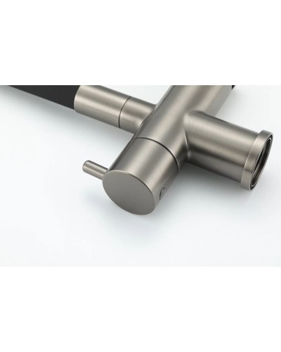 Смеситель для кухни Gappo G4398-39 Оружейная сталь Черный