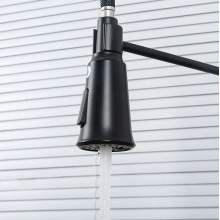 Смеситель для кухни Gappo G4398-66 Черный матовый