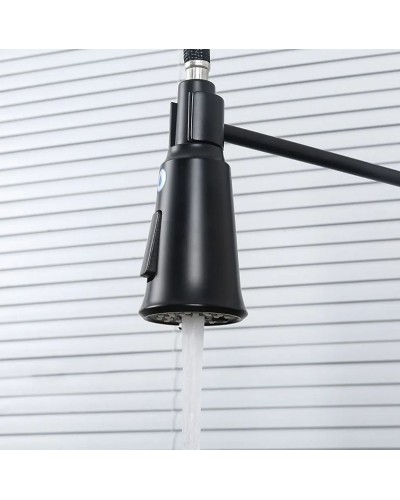 Смеситель для кухни Gappo G4398-66 Черный матовый