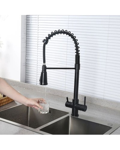 Смеситель для кухни Gappo G4398-66 Черный матовый