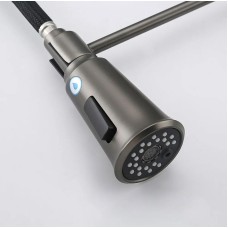 Смеситель для кухни Gappo G4398-69 Оружейная сталь