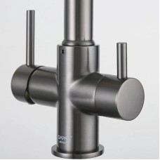 Смеситель для кухни Gappo G4398-69 Оружейная сталь