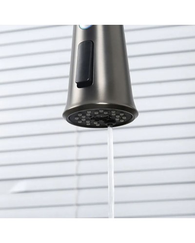 Смеситель для кухни Gappo G4398-69 Оружейная сталь