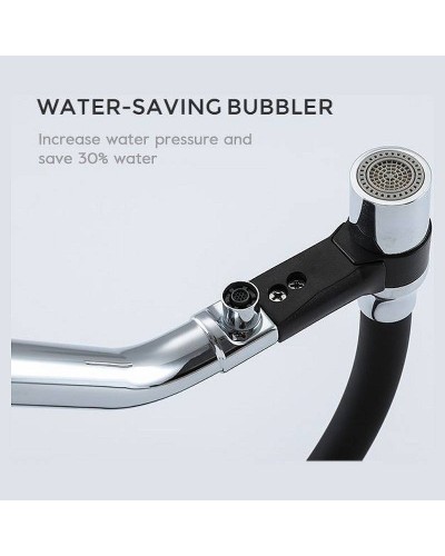 Смеситель для кухни Gappo G4398-80 Хром Черный