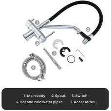 Смеситель для кухни Gappo G4398-80 Хром Черный