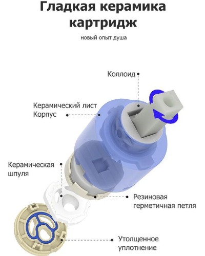 Смеситель для кухни Frap H52 F4352-3 Сатин золотой